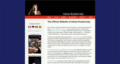 Desktop Screenshot of alexiskrasilovsky.com